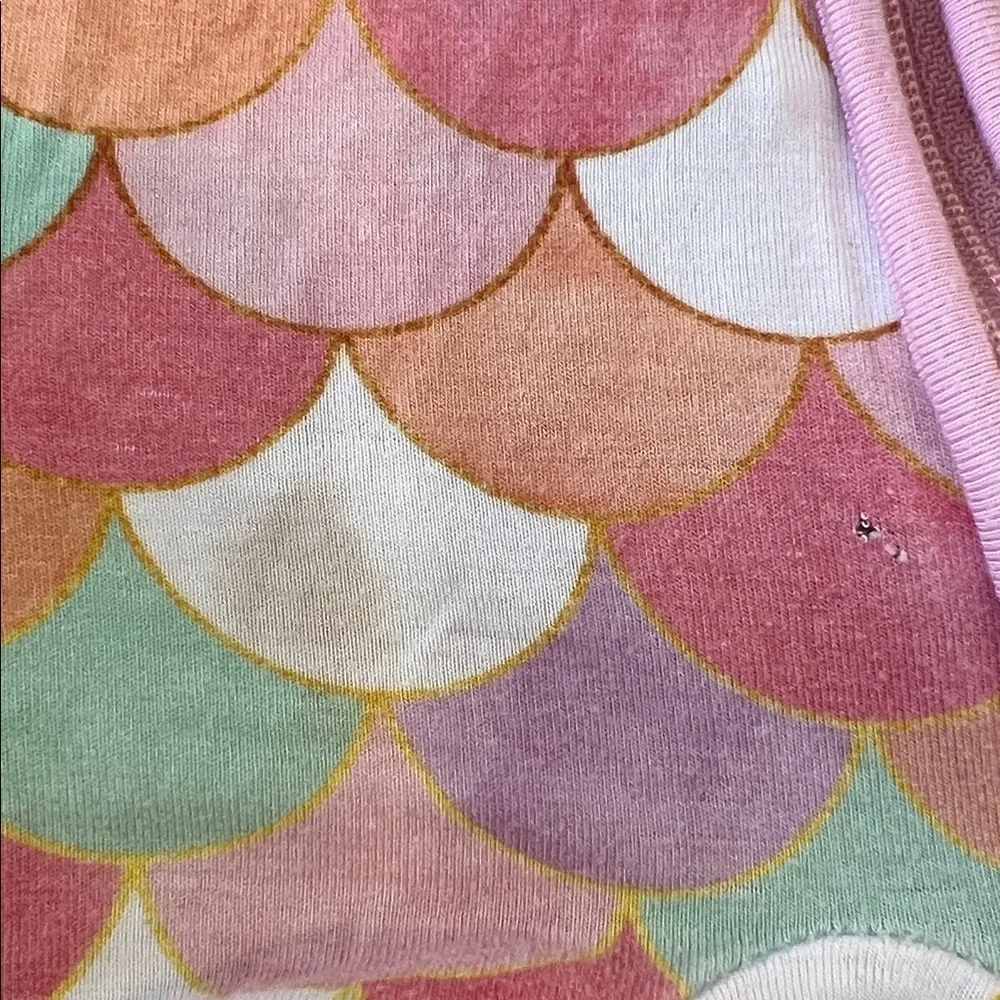Little Sleepies mermaid scales bamboo zippy 6-12 months